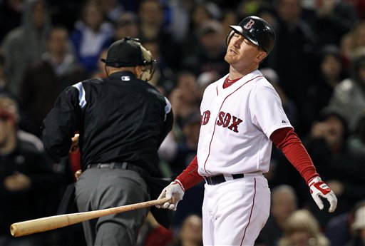 OH BOY: J.D. Drew and the Boston Red Sox have yet to live up to their offseason billing. The Sox lost two straight to the Tampa Bay Rays to fall to 2-9 and have the worst record in Major League Baseball.