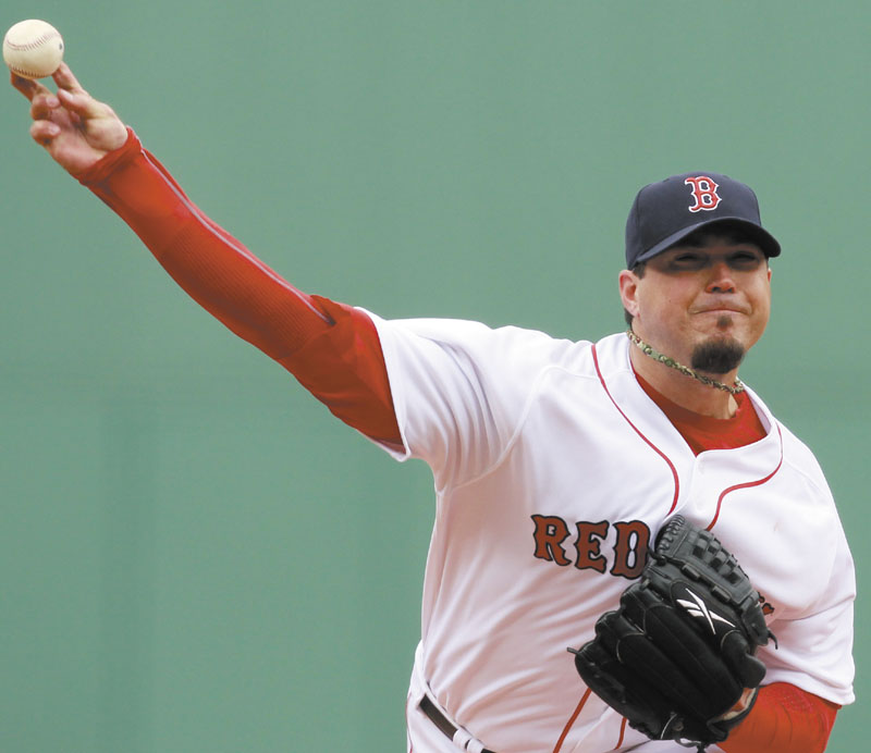 SOLID START: Boston pitcher Josh Beckett allowed one run on three hits, struck out nine and walked one in seven innings of work as the Red Sox beat the Toronto Blue Jays 4-1 on Saturday at Fenway Park in Boston.