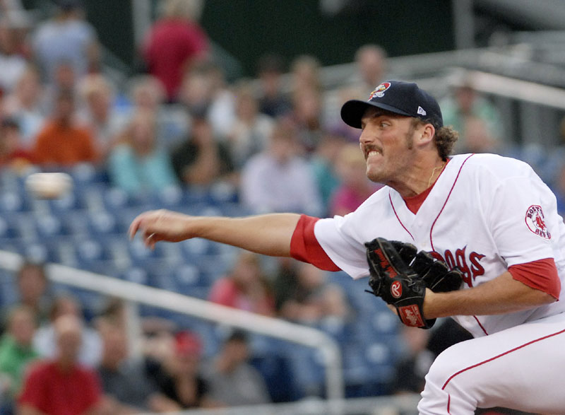 EARNING HIS WAY UP: Blake Maxwell, a 40th-round draft pick out of Division III Methodist University in 2005, pitched all of 2009 in Portland. He spent the 2010 spring training camp with the Sea Dogs — until the last day, when the 26-year-old Maxwell was demoted to advanced Class A Salem.
