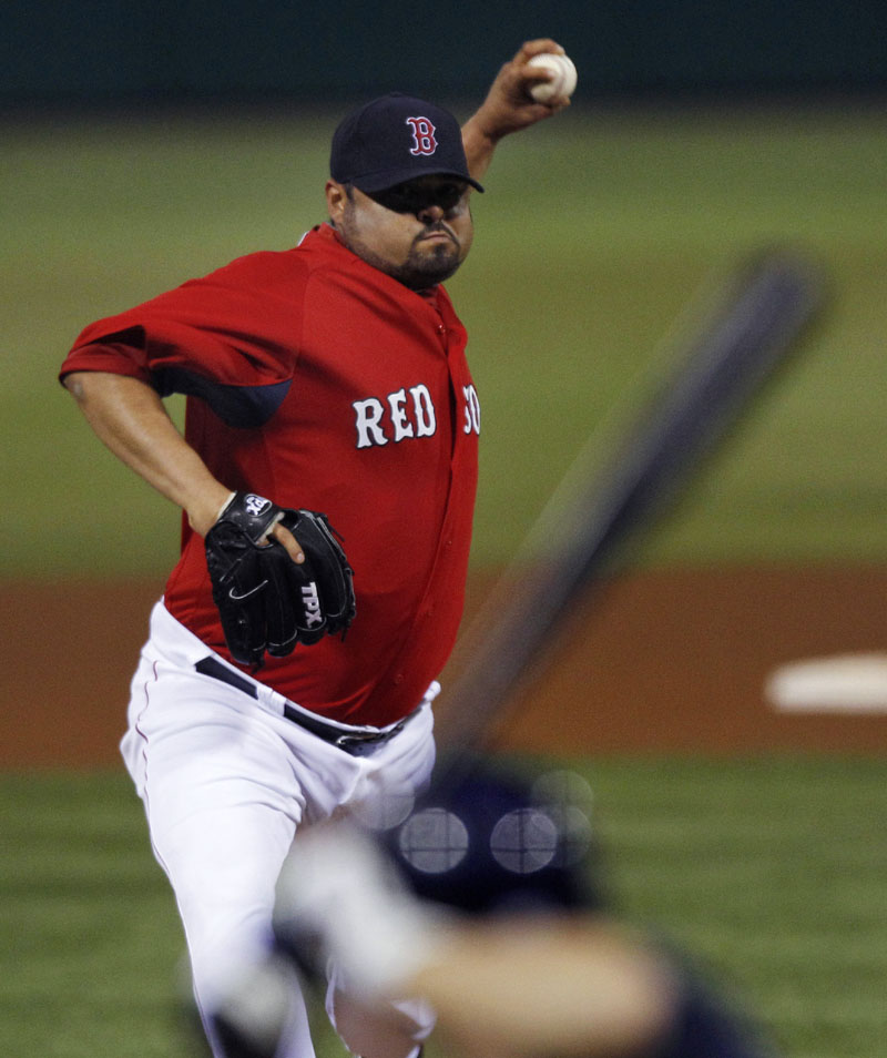 ODD MAN OUT: The Red Sox designated pitcher Dennys Reyes for assignment on Friday, the first step in trading or releasing him. The move made room for former Portland Sea Dogs southpaw Felix Doubront.