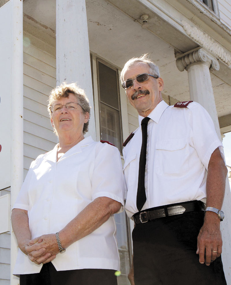 NEW DIRECTORS: Karin and David Dickson are the new directors of the Salvation Army in Waterville.