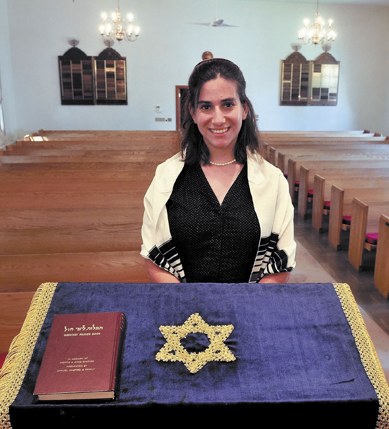 IN WATERVILLE: Rachel Isaacs is the new part-time rabbi at Beth Israel Congregation.