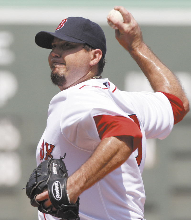 NOT GOOD ENOUGH: Boston Red Sox starting pitcher Josh Beckett allowed four runs on five hits, while striking out eight and walking three in seven innings of work as the Red Sox lost to the Kansas City Royals 4-3 Thursday at Fenway Park in Boston.