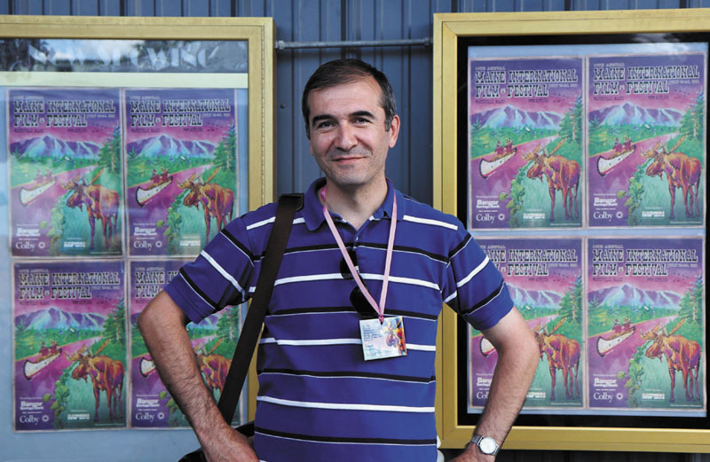 FIRST TIME AT MIFF: Arshak Amirbekyan of Armenia had his film “Yerek Yereko” shown at this year’s Maine International Film Festival.