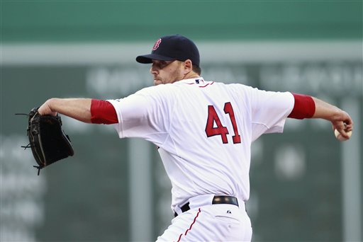 Boston's John Lackey pitched 6 2/3 shut out innings as the Red Sox beat the Orioles 4-0 on Saturday.