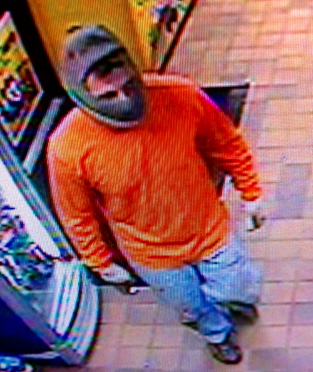 South Portland police released this photo of the man who robbed Exit 7 Mr. Mikes Mobil station Friday night.