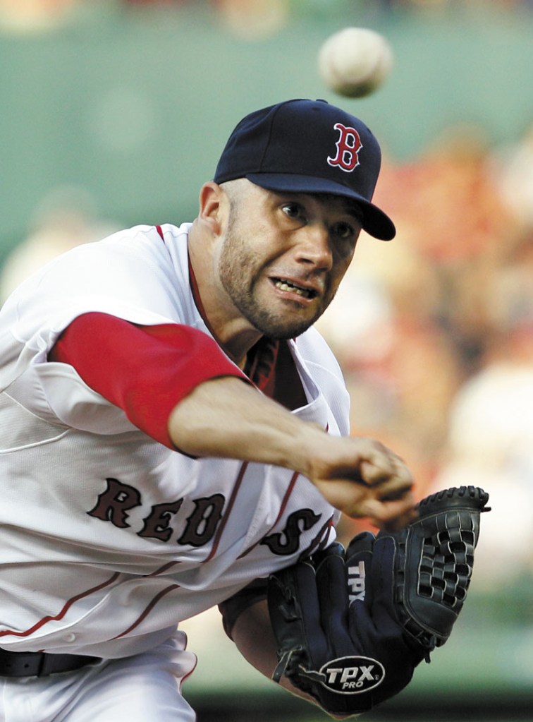 Spot starter: Boston pitcher Alfredo Aceves will be needed as a starter after injuries to Jon Lester and Clay Buccholz.