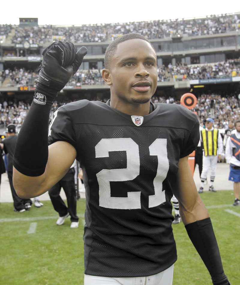 HIGHLY SOUGHT AFTER: Nnamdi Asomugha is one of the top players available in free agency, which will kick into high gear Thursday when veteran players are able to start signing with teams.