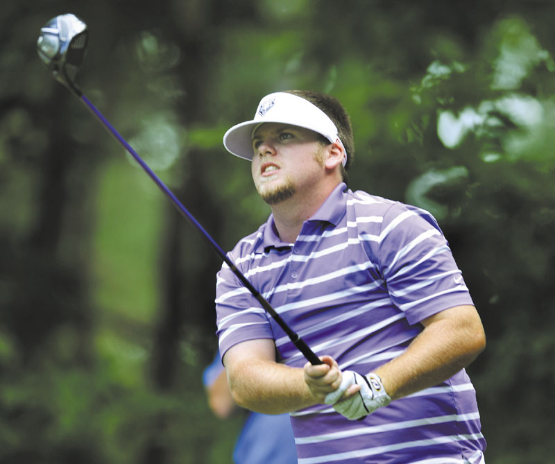 THREE-TIME CHAMP: Ryan Gay won his second straight Maine Amateur championship Tuesday at the Portland Country Club in Falmouth, shooting 1-over par 71 to finish with a three-round total of 209. Gay also won the tournament in 2008.