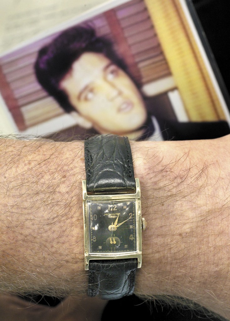 A watch that was owned by Elvis Presley is on sale at Windham Jewelry in Windham for $24,000.