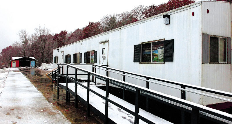 SOMETHING ELSE: A portable building that once housed the Grand View Coffee Shop will be torn down and a self-storage business put up in its place, according to the man buying the Vassalboro property.