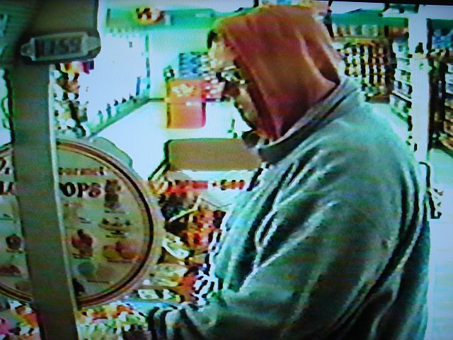 Fairfield police released surveillance photos of the man who reportedly robbed the Big Apple in Fairfield Center shortly after midnight Thursday.