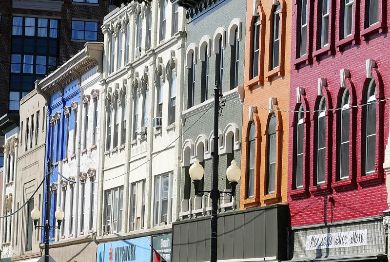 A SPLASH OF COLOR: Several buildings in downtown Augusta have been changed from white to a variety of bright, historic colors — a change that didn’t happen by accident. It wasn’t something any of the Augusta businesses had planned until they coordinated their paint jobs with each other through the Augusta Downtown Alliance, a group of advocates for the city’s downtown.