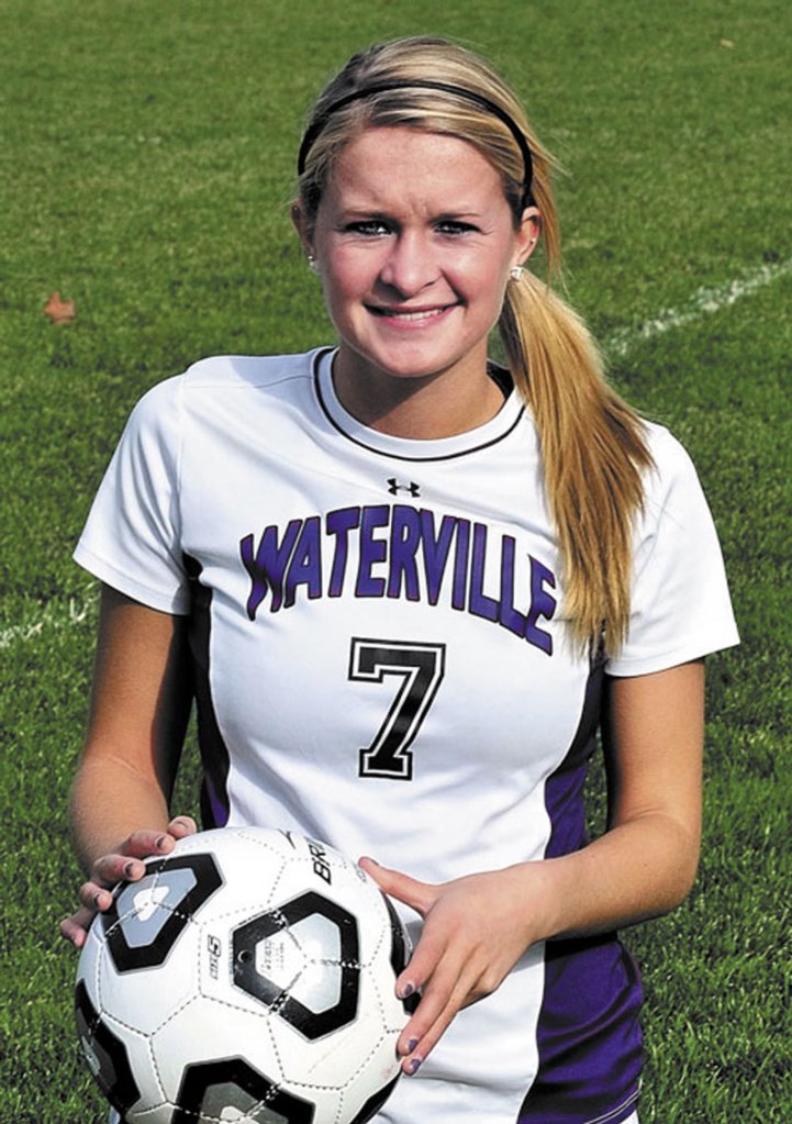SMOOTH TRANSITION: Jordan Pellerin, who scored 171 goals during her high school career at Waterville, has played in all 11 of Maine’s games this season, starting two.