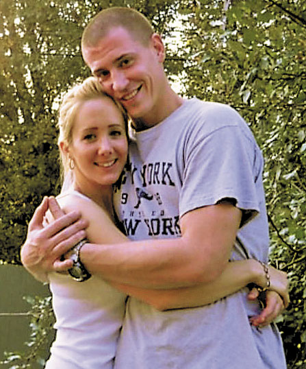COUPLE: Justin Crowley-Smilek with his girlfriend, Destiny Cook, in a photo she provided.