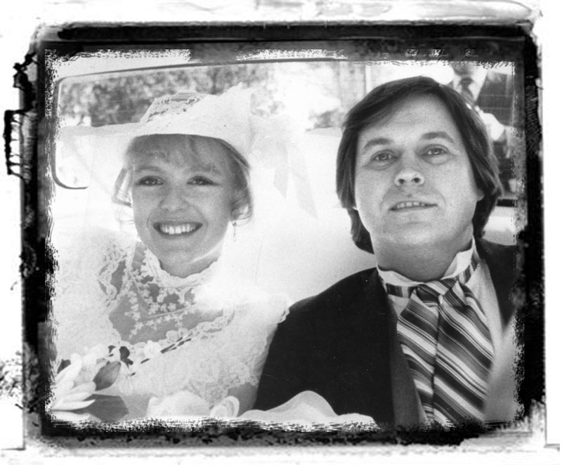 HAPPIER DAYS: Leeanne and Brian Kowalczyk are shown on their wedding day in October 1983. His murder in 1986 at the Winthrop home pictured above remains unsolved.