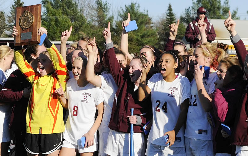 HIGH SCHOOL SOCCER Richmond girls win