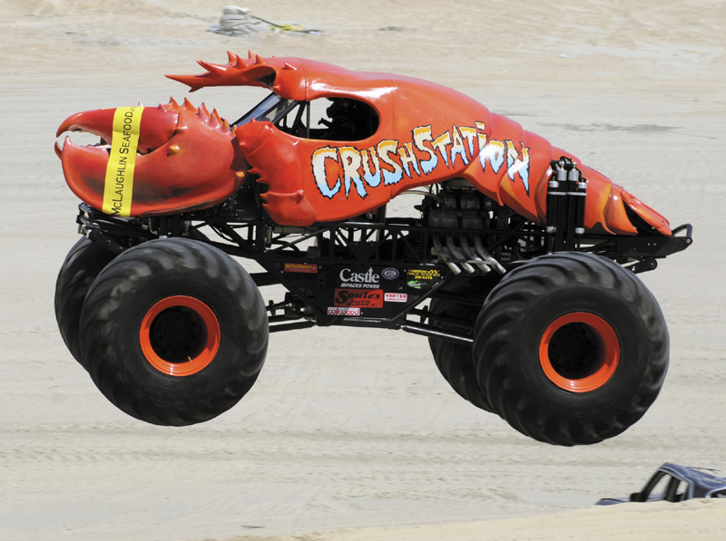 Greg Winchenbach of Jefferson will drive his Maine-made monster truck, the aptly named 11,000-pound Crushstation, Jan. 6-7 at Verizon Wireless Arena in Manchester, N.H. He runs an auto repair business in Jefferson and competes on the Monster Jam circuit across the eastern United States.