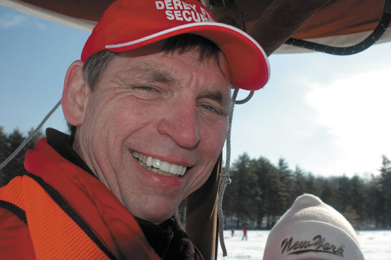 A REASON TO SMILE: Tom Noonan started the Sebago Derby in 2001 and turned it into the state’s largest ice fishing derby. Now he’s trying to spread that success across the state.