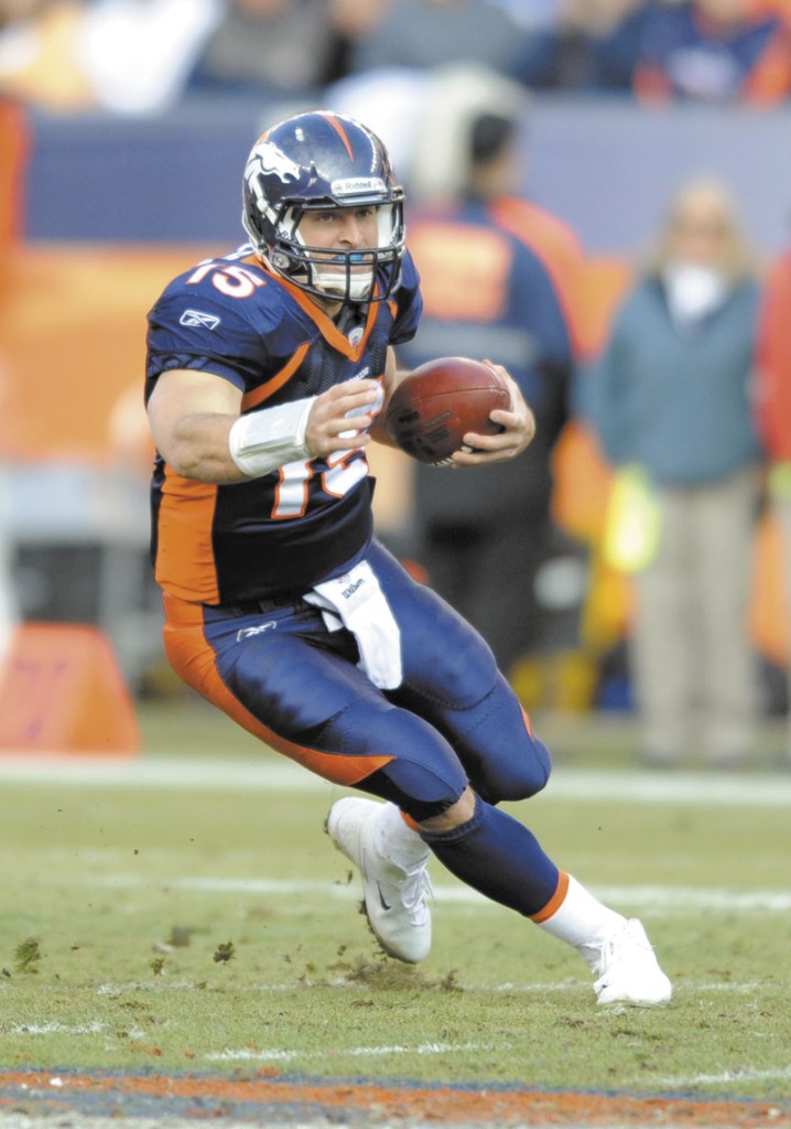 GETTING IT DONE: Tim Tebow has gone 7-1 as a starting quarterback for the Denver Broncos this season.