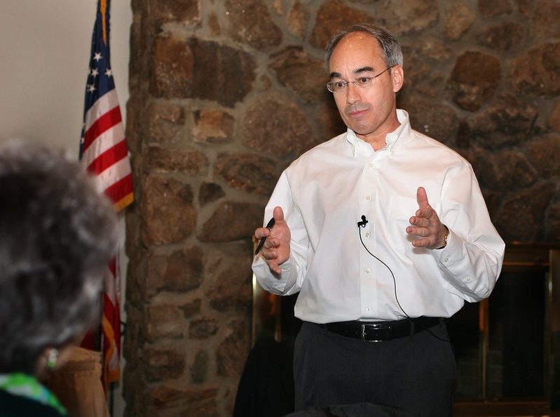 TREASURER: Bruce Poliquin is facing questions from a Democratic lawmaker over Poliquin's business activities. Rep. Mark Dion, D-Portland, has asked the attorney general to determine if Poliquin's operation of the Popham Beach Club violates Maine's Constitution.