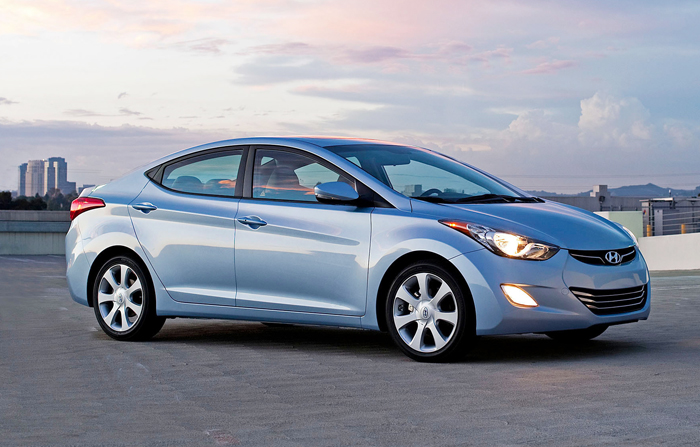 The 2012 Hyundai Elantra was voted Car of the Year at the North American International Auto Show in Detroit today.