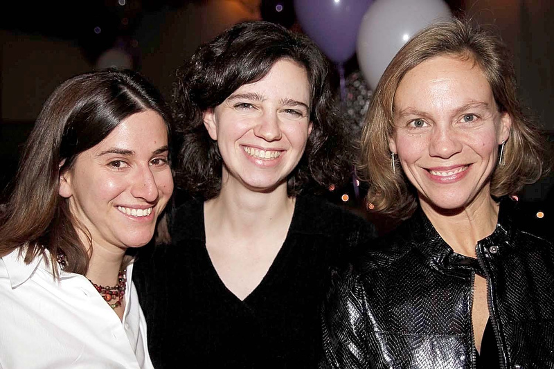 From left, Rabbi Rachel Isaacs, Mel Weiss and Jennifer Yoder.