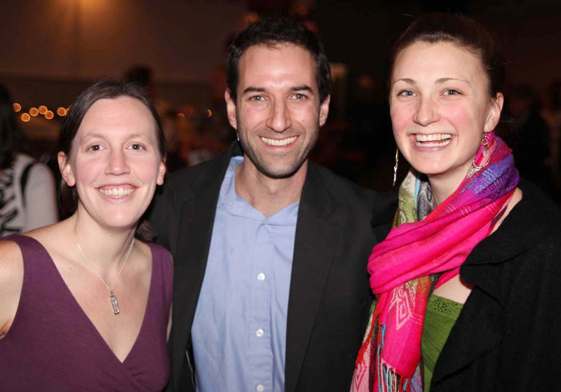 From Left, Melissa Hackett, David Gulak and Emilie Knight.