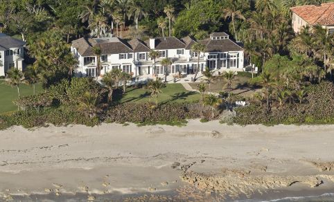 Elin Nordegren, ex-wife of Tiger Woods, had this $12 million Florida home razed to build a new home on the property.