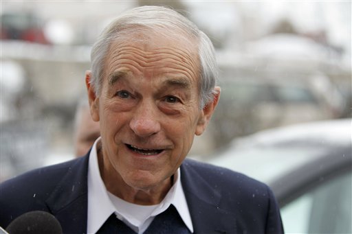 Republican presidential candidate, Rep. Ron Paul, R-Texas, campaigns in Bangor today.