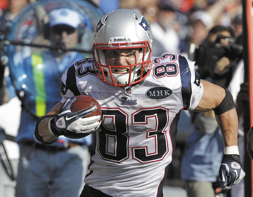 STILL IN THE GAME: New England wide receiver Wes Welker might be overshadowed in the Patriots’ passing game, but he did lead the NFL in catches and yards receiving, so the Ravens better pay attention in Sunday’s AFC title game.