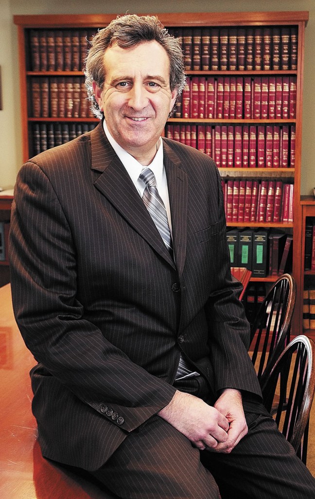 NOW: Attorney Ronald W. Bourget has a solo practice at 185 State Street in Augusta.