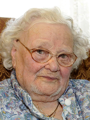 A Feb. 19, 2010, photo of Florence Green on her 109th birthday.