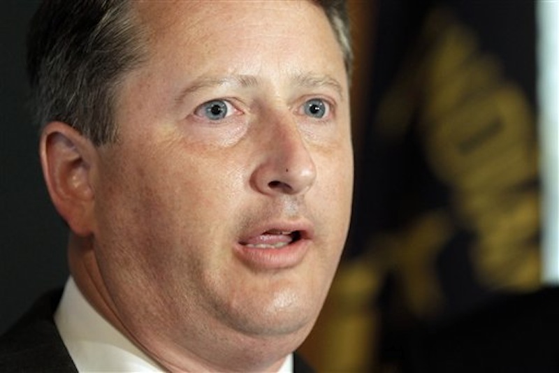 This June 2011, file photo shows Indiana Secretary of State Charlie White in Indianapolis. (AP Photo/Darron Cummings)