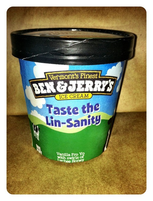 Ben & Jerry's has followed the zeitgeist and created a frozen-yogurt flavor for Jeremy Lin.