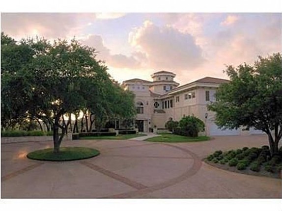 Actor Matthew McConaughey's home is on 9 acres outside Austin, Texas.