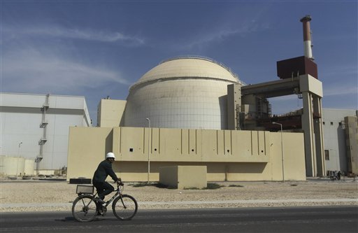 An Oct. 26, 2010, photo of the reactor building of the Bushehr nuclear power plant, just outside the southern city of Bushehr, Iran. For the first time in nearly two decades of escalating tensions over the Iranian nuclear program, world leaders are genuinely concerned that an Israeli military attack on the Islamic Republic could be imminent.
