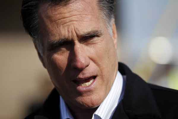 MAKING A PUSH? Republican presidential candidate Mitt Romney reportedly will take to the airwaves in Maine in an effort to stave off rival Ron Paul before the state’s caucuses end Saturday and avoid his fourth defeat in a nominating contest in less than a week.