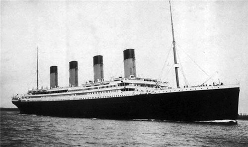 The RMS Titanic in 1912.