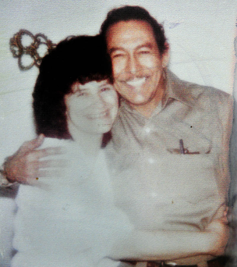 This 1980 photo shows Evelyn White, left, and Don Lucero when they first started dating back in 1980. This year they decided to get married on Valentine's Day after being together for 32 years.