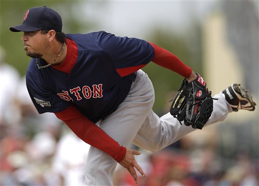 Boston Red Sox starting pitcher Josh Beckett pitched two scoreless innings, allowing two hits, in the Red Sox' 9-3 loss to the St. Louis Cardinals on Thursday at Roger Dean Stadium in Jupiter, Fla.