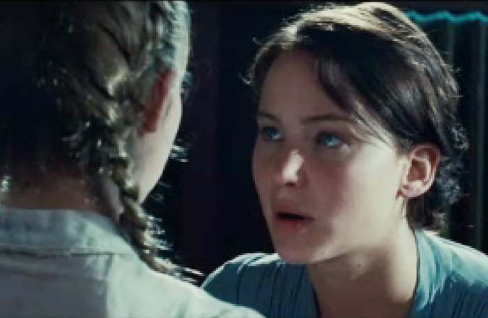 Jennifer Lawrence in "The Hunger Games".