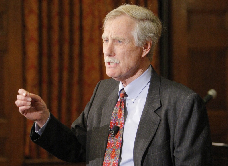 Former Maine Gov. Angus King may have to rely on money more in his bid for the US Senate than in his previous runs for elective office.