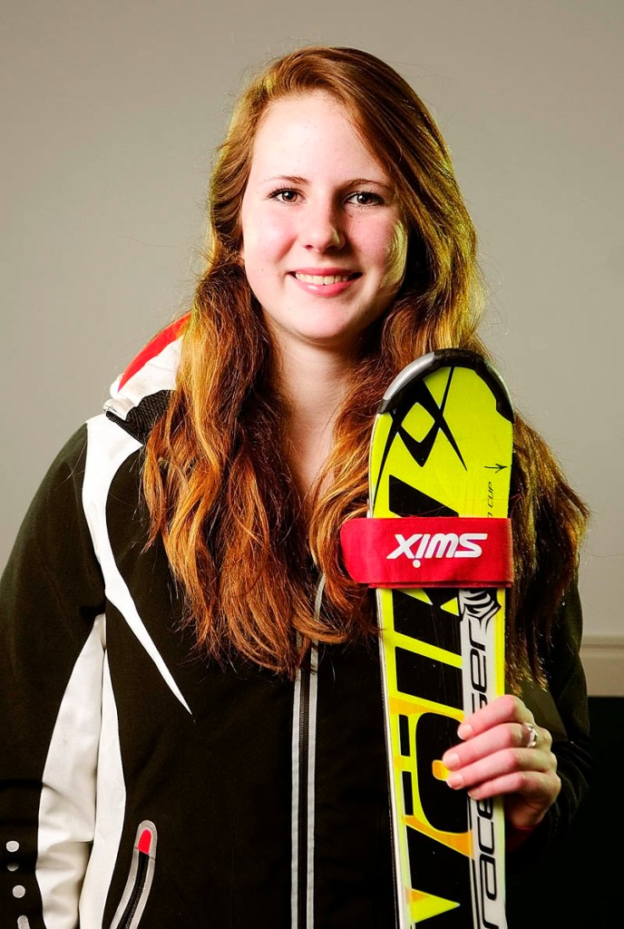 Kennebec Journal Girls Alpine Skier of the Year Olivia Tsouprake