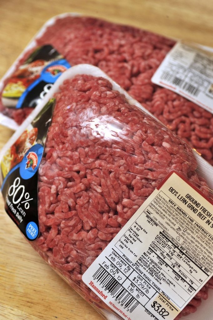 SAFETY FIRST: Hannaford, a Scarborough-based grocery chain, pulled 17,000 pounds of meat from its shelves Dec. 15 in the first health-related recall of a store- brand product in its 129-year history.