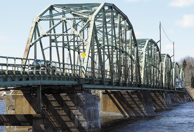 The Richmond-Dresden Bridge over the Kennebec River, suffering from a variety of problems is slated to be replaced.