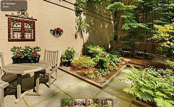 Brooklyn townhouse for sale has coveted outdoor patio.