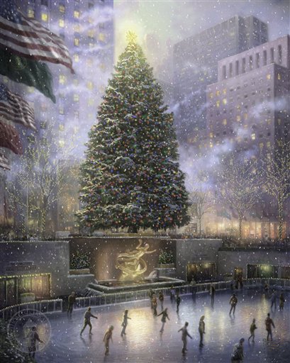 Thomas Kinkade's "Christmas in New York."