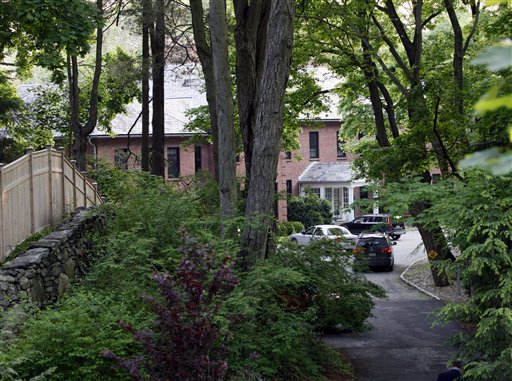 The home of Mary Kennedy, former wife of Robert F. Kennedy Jr. in Mt. Kisco, New York, where she was found dead in the afternoon hours Wednesday.