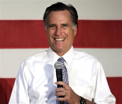 In this May 10, 2012 file photo, Republican presidential candidate, former Massachusetts Gov. Mitt Romney speaks in Omaha, Neb. Expect George W. Bush to stay far away from this year's presidential election. Romney's campaign doesn't foresee the 43rd president playing any substantive role in the race over the next six months and the GOP candidate's aides are carefully weighing how much the former president should be involved in this summer's GOP convention _ and for good reason. The Bush fatigue that was a drag on GOP nominee John McCain four years ago clearly still lingers, even among Republicans. (AP Photo/Jae C. Hong, File)